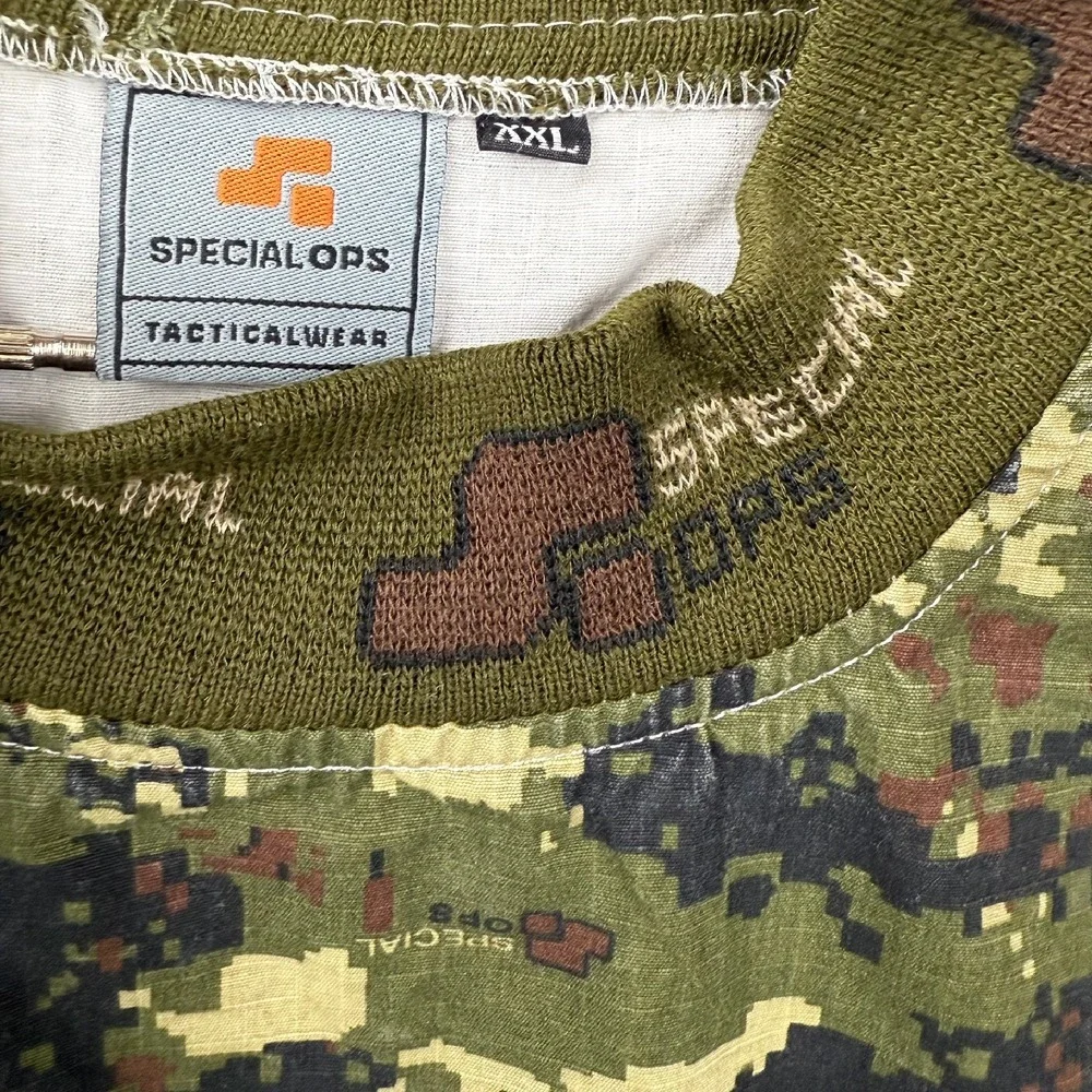 Special Ops Tacticalwear‎ Camo Pullover Long Sleeve Shirt XXL - Picture 4 of 16